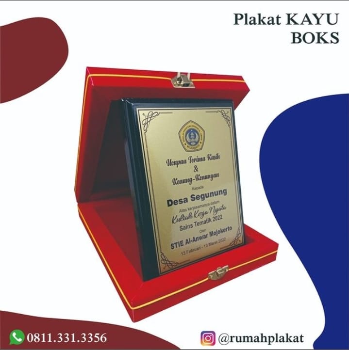Plakat Kayu Tangerang