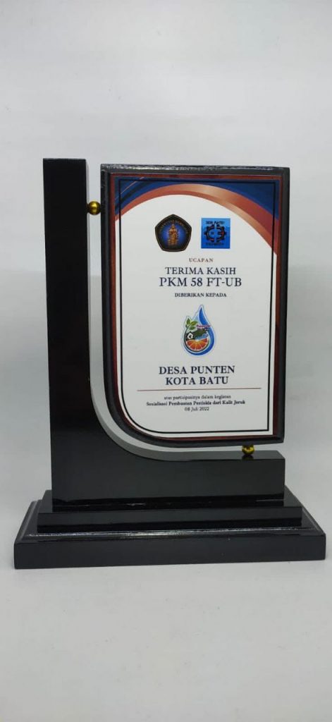 Plakat Kayu Logam Gresik